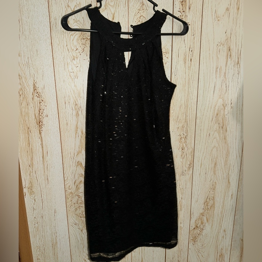 Sequin Black Dress